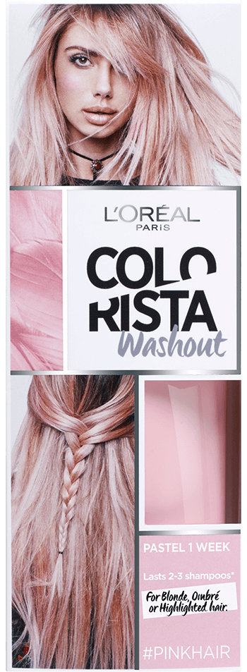 Colorista Washout Pink Semi-Permanent Hair Dye